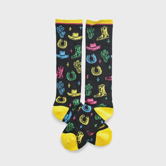 Neon Wrangler Performance Boot Socks