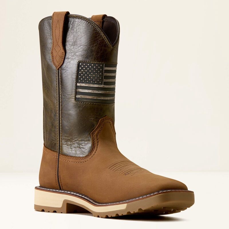 Activator Patriot Wide Square Toe Work Boot