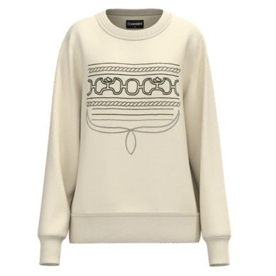 Stallion Crew, Women's Whitecap Grey Cream Pullover