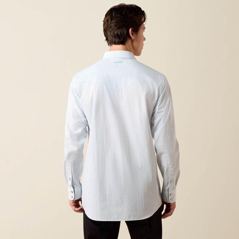 Ariat Wrinkle Free Brennon Fitted Snap Shirt