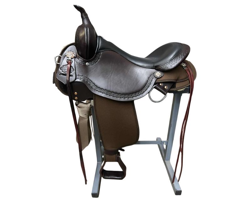 17" Circle Y Daisetta Cordura Trail Saddle - Regular Tree