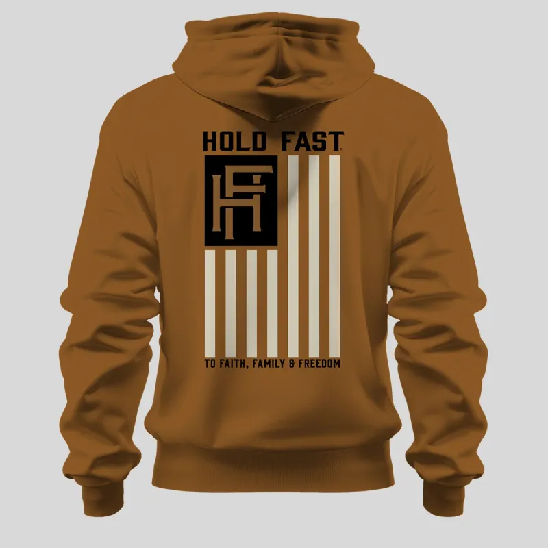Hold Fast Hoodie - Interlocking Logo Flag