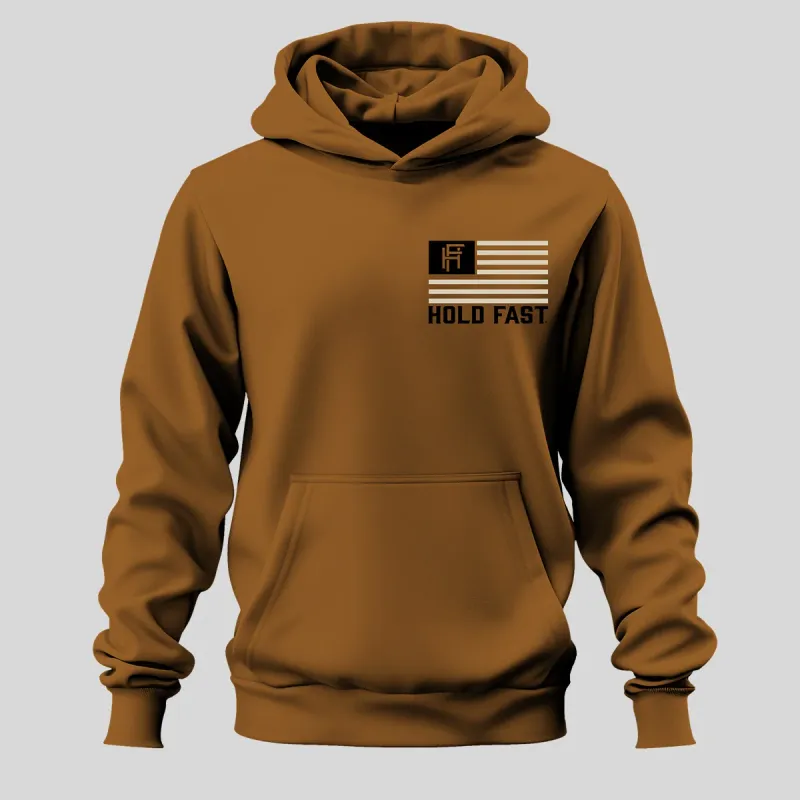 Hold Fast Hoodie - Interlocking Logo Flag