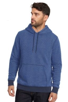 BRADNER SUPER SOFT QUILTED LS HOODIE