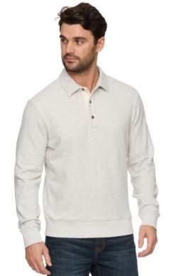Newton Fleece LS Polo