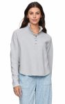 Adriana Snap Front Washed Pullover
