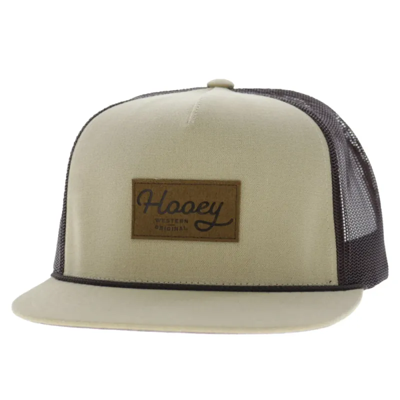 OG Patch 5-Panel Trucker Snapback Hat Tan/Brown