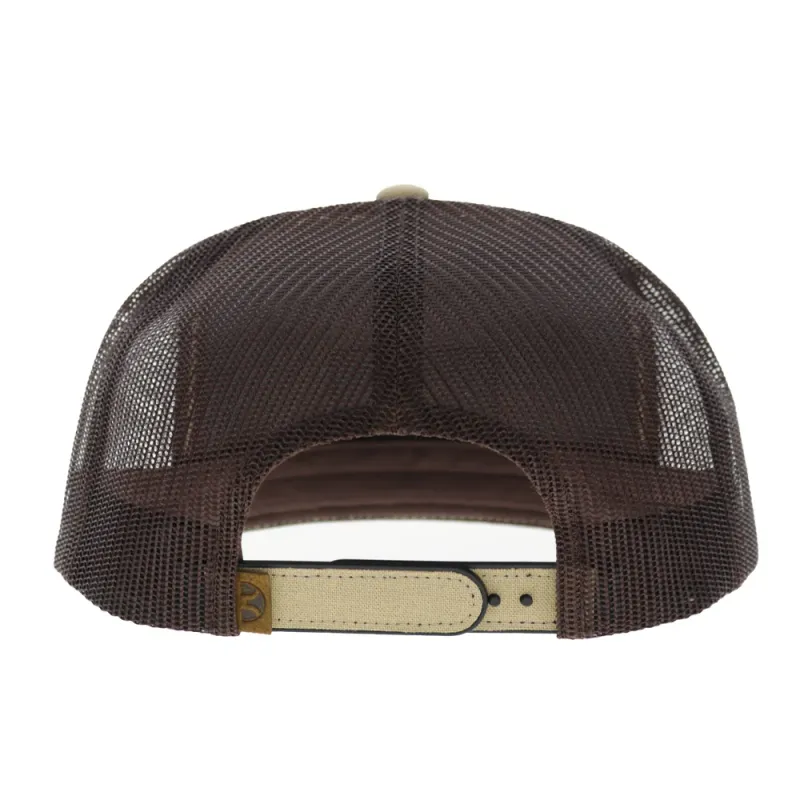OG Patch 5-Panel Trucker Snapback Hat Tan/Brown