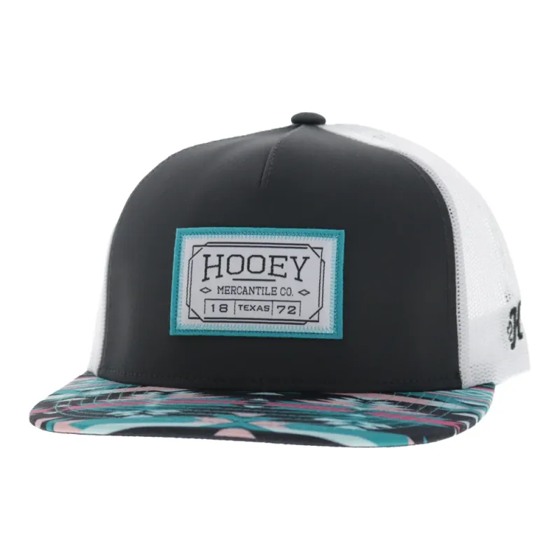 Doc 5-Panel Trucker Snapback Hat Charcoal/White