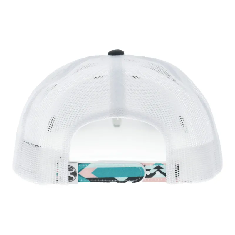Doc 5-Panel Trucker Snapback Hat Charcoal/White