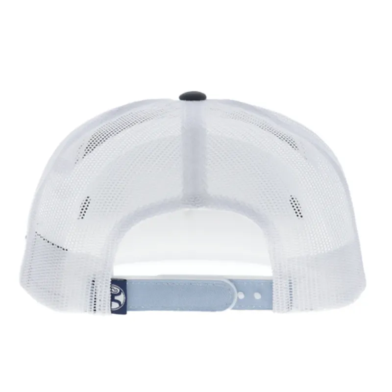 Cactus Ropes 5-Panel Trucker Snapback Hat Blue/White