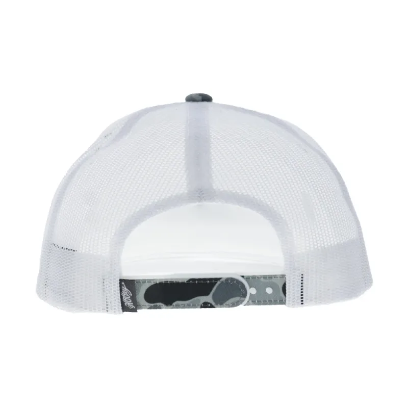 Texican 6-Panel Trucker Snapback Hat Camo/White