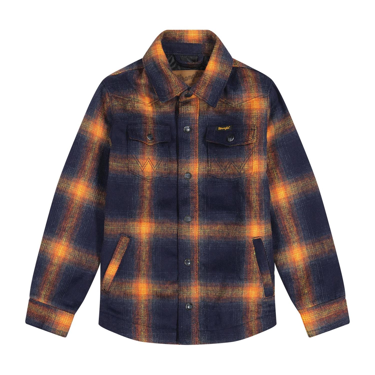 Boys Wrangler® Flannel Shirt Jacket