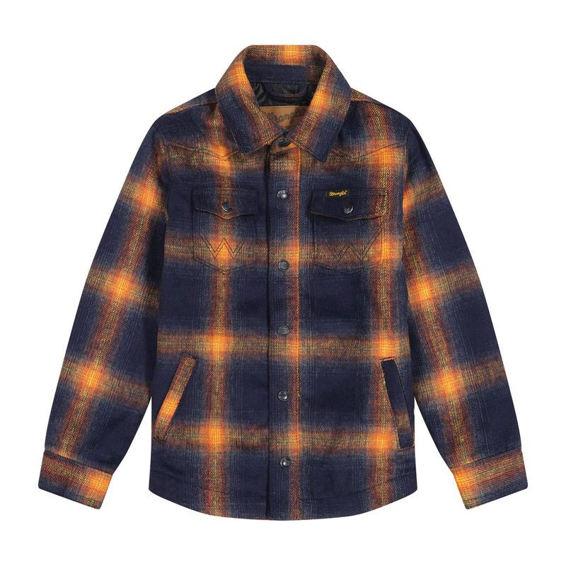 Boys Wrangler® Flannel Shirt Jacket