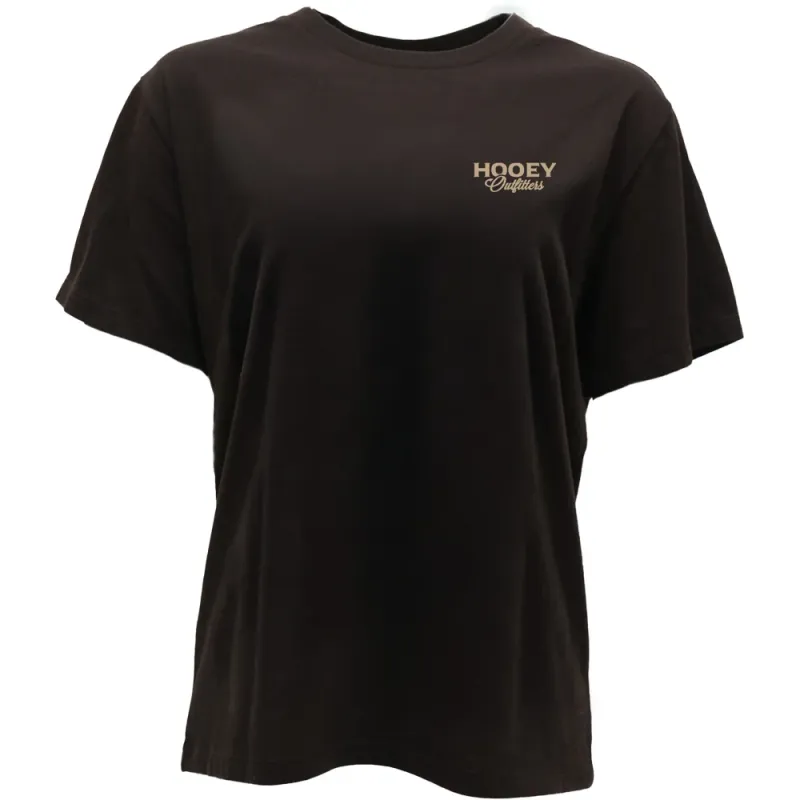 Flock Shot Hooey Outfitters T-shirt Dark Brown w/Bird Logo