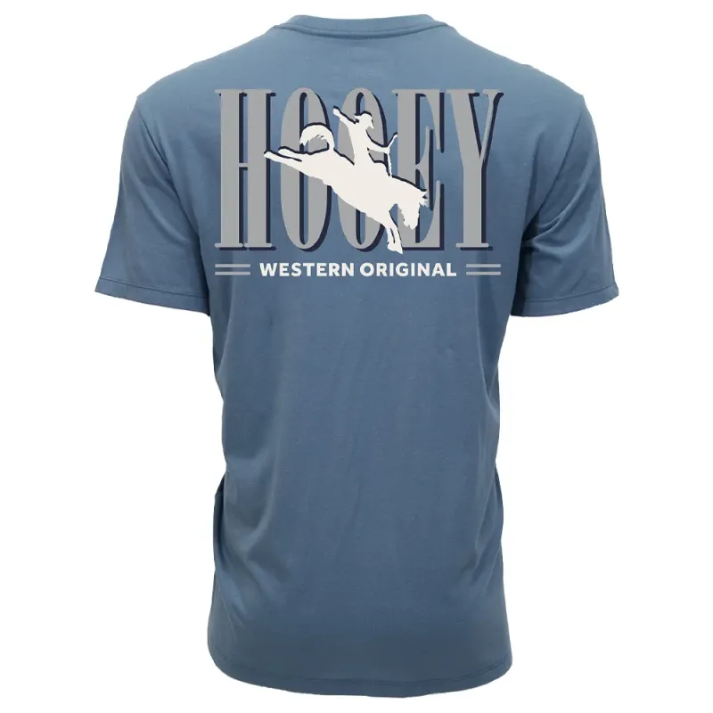"Wild Ride" Dark Denim w/Grey Hooey Logo T-shirt