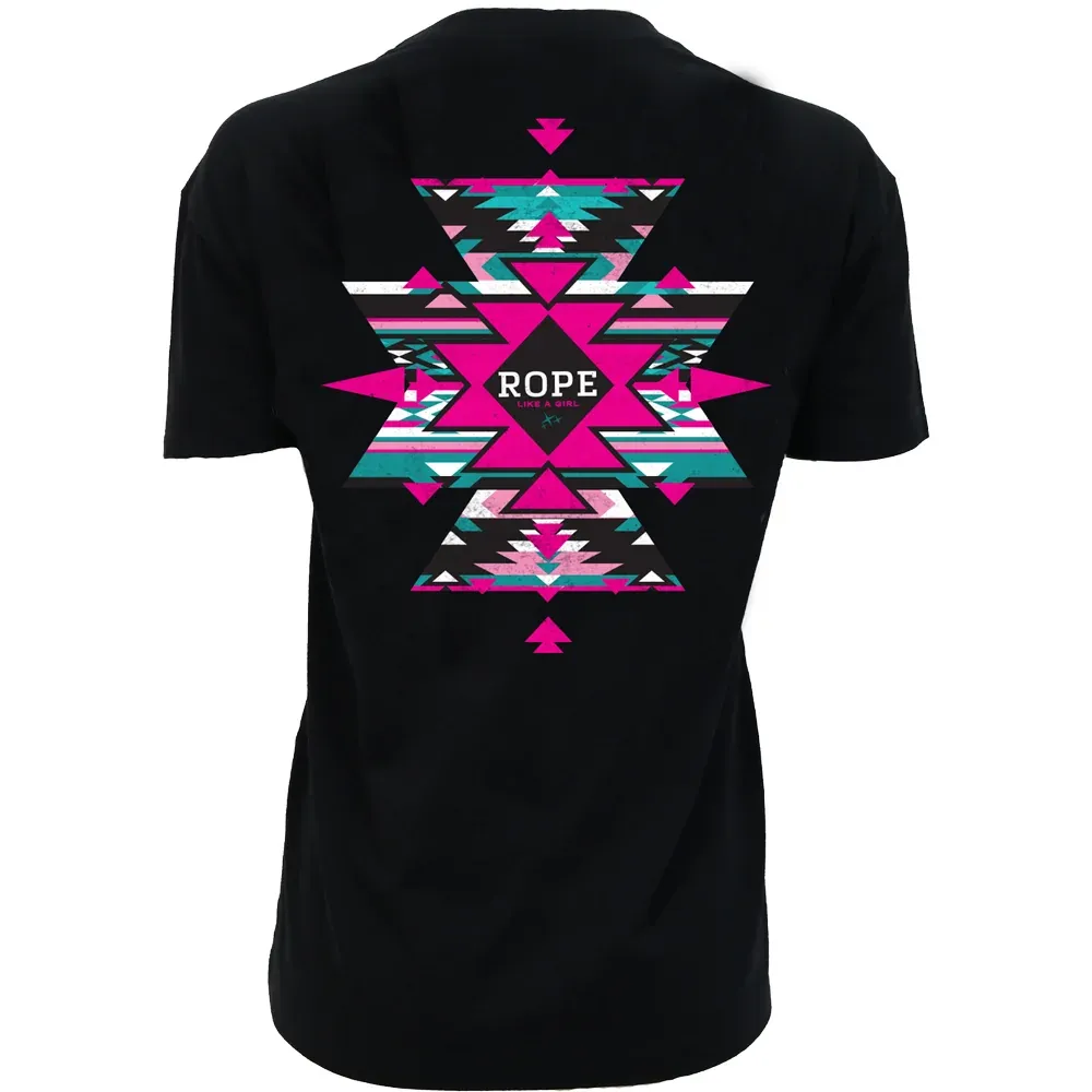 Roped T-shirt Black/Pink