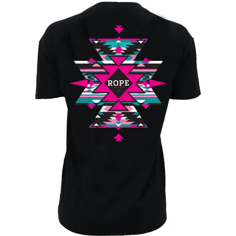 Roped T-shirt Black/Pink