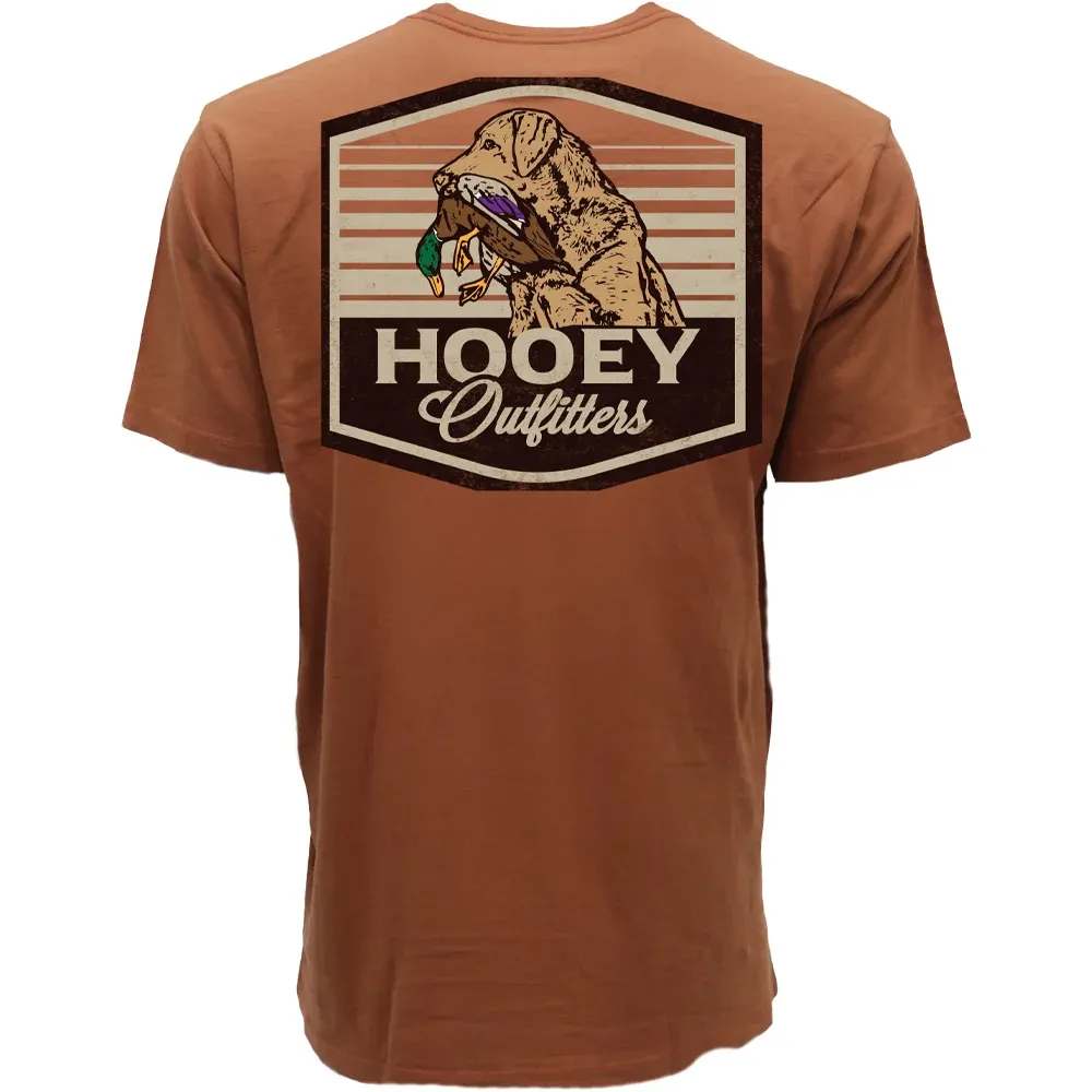 Toller Hooey Outfitters T-shirt Rust w/Bird Dog Logo