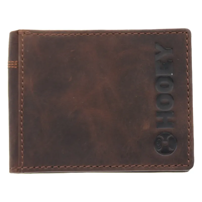 Wyatt Front Pocket Bifold Wallet Brown Leather