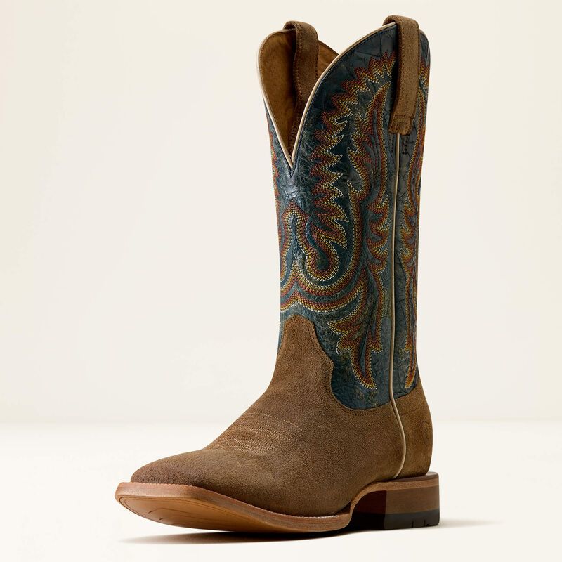 Slatewood Wide Square Toe Cowboy Boot