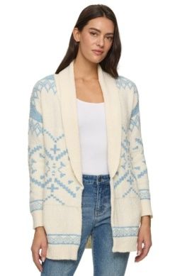 VERA SHAWL COLLAR SOUTH WEST CARDIGAN
