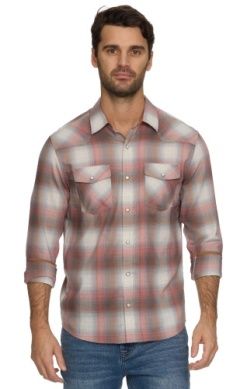 ALBERTVILLE LS WESTERN OUTDOOR PERFORMANCE SHIRT