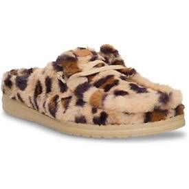 Wendy Leopard Fur Slip-On