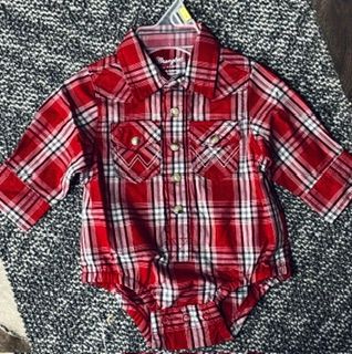 Wrangler® Baby Boy Long Sleeve Bodysuit