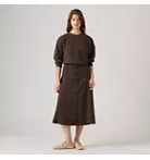 yoked western skirt washed java skirt