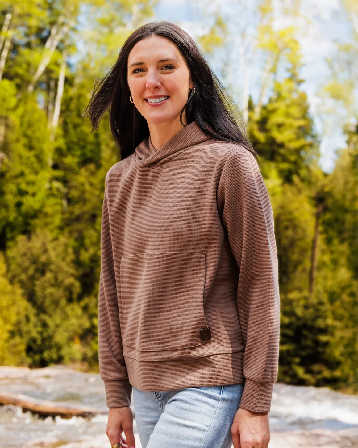 Lakeside Women's Waffle Knit Hoodie