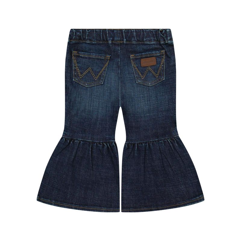 Wrangler® Baby Girls Pull Up Flare Jean