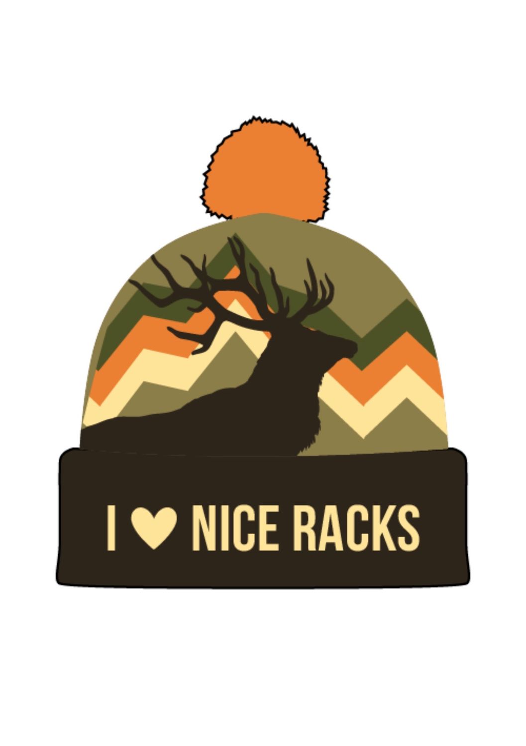 I Love Nice Racks Beanie
