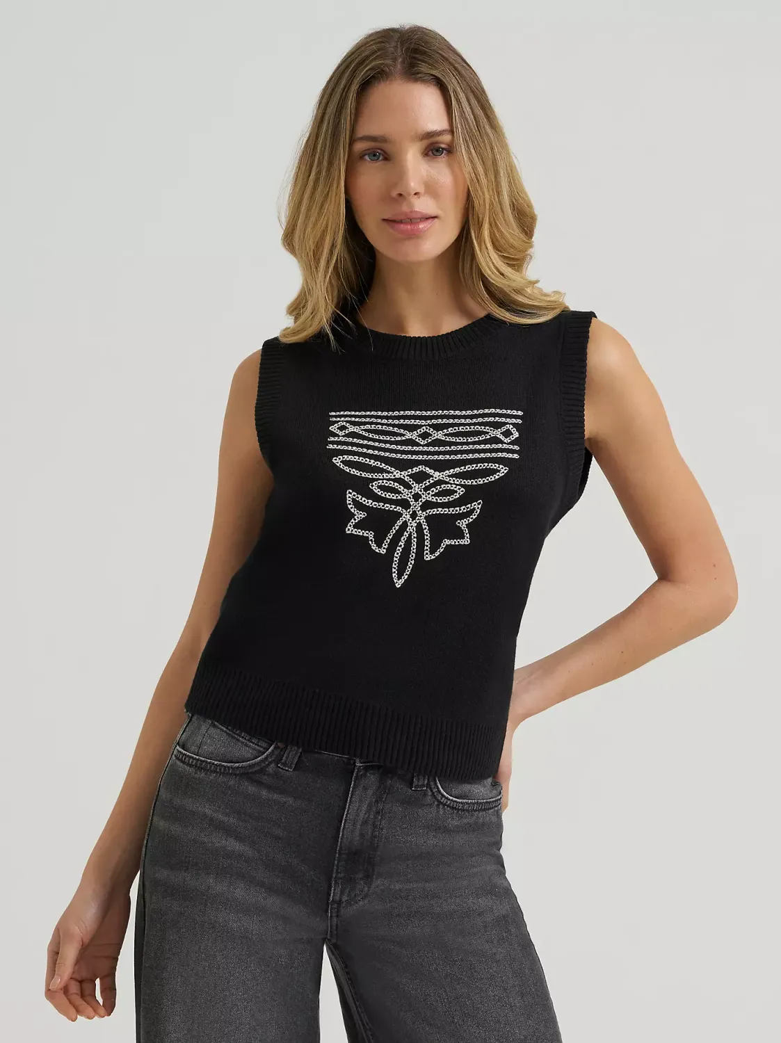 Wrangler Western Stitch Sweater Vest