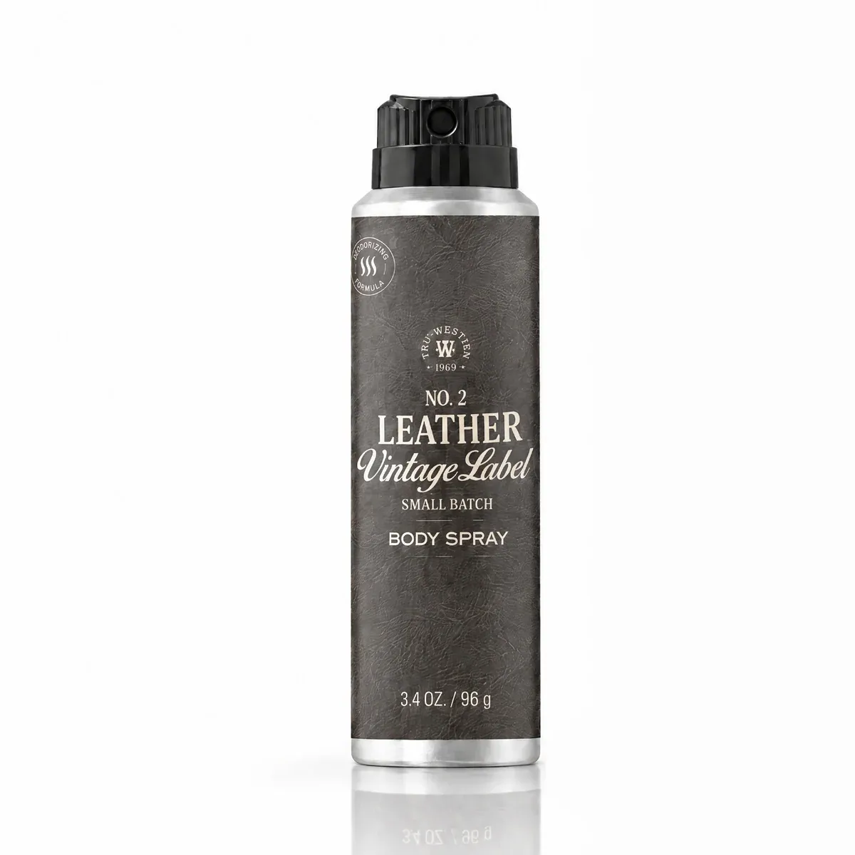 No. 2 Leather Vintage Label Small Batch Body Spray, Style: Spray