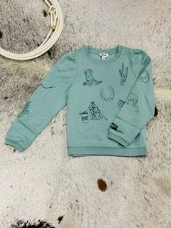 Wrangler® Girls Sweatshirt Crew