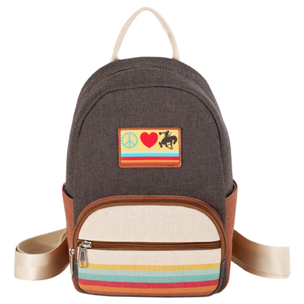 Ladies Peace, Love, Ride Mini Backpack