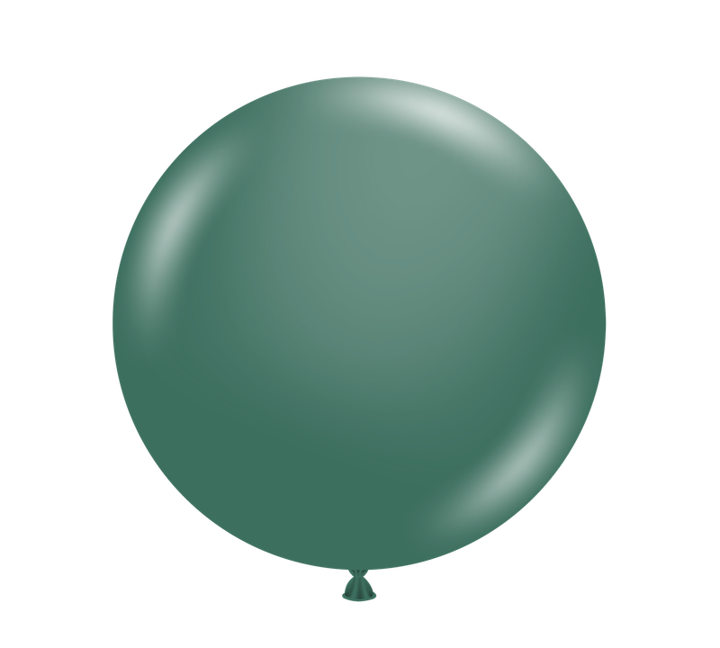 36-inch Tuftex EVERGREEN Round Latex Balloon
