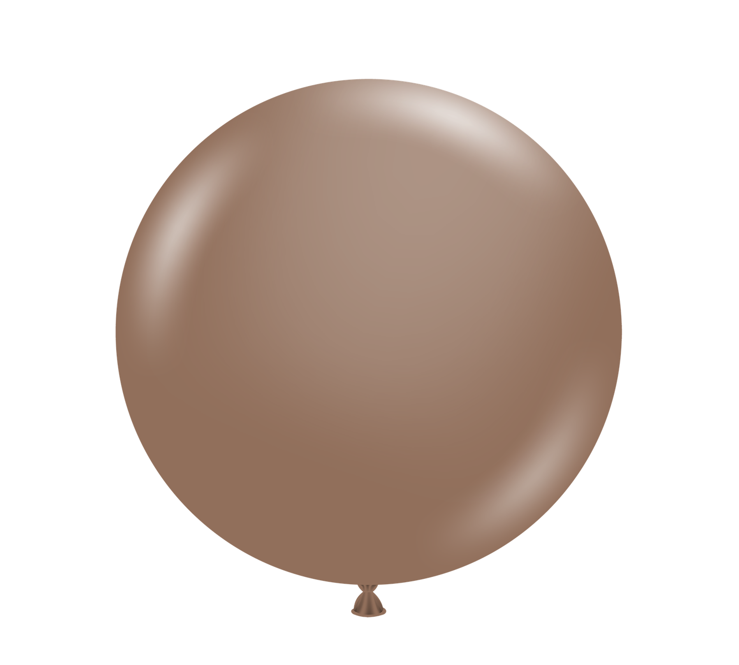 36-inch Tuftex COCOA BROWN Round Latex Balloon