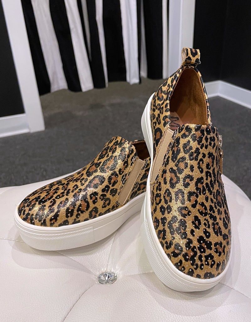 Tan Leopard Andraya Sneakers
