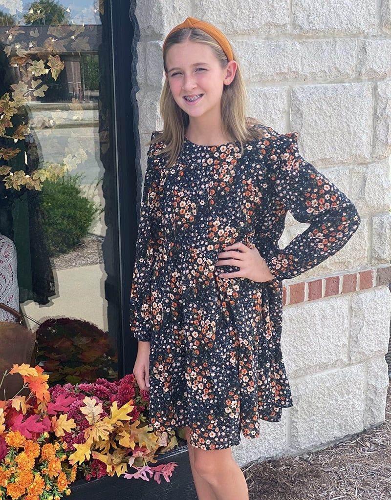 Black Floral Dress