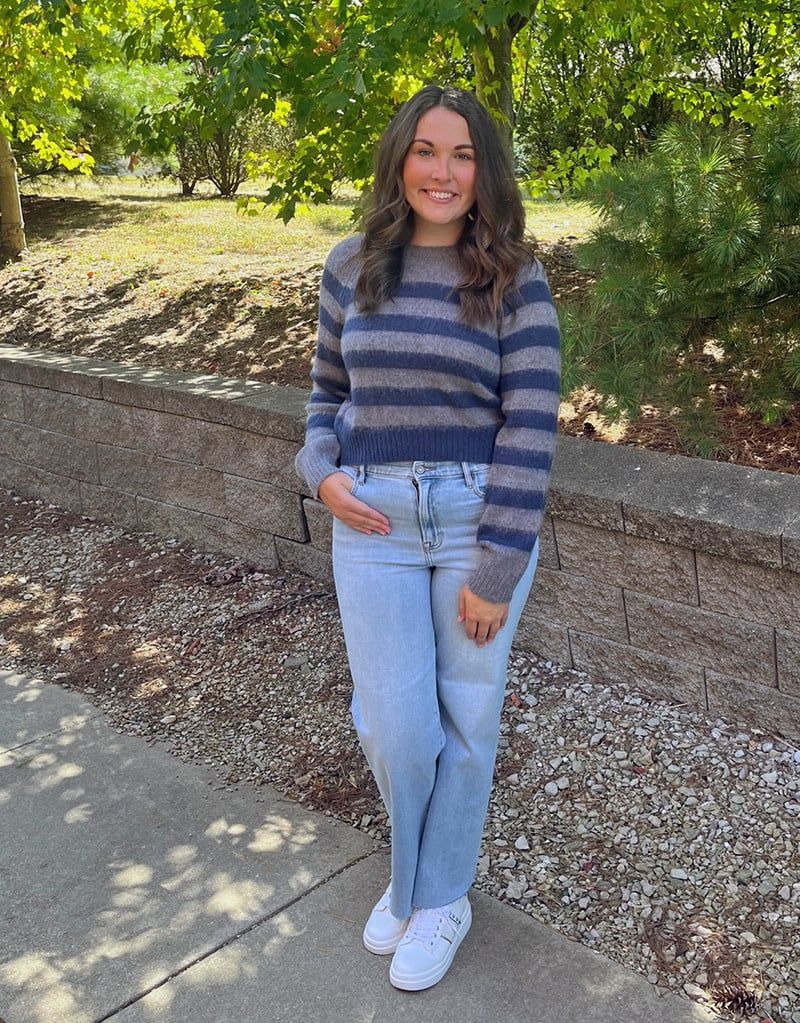 Navy Lyon Sweater