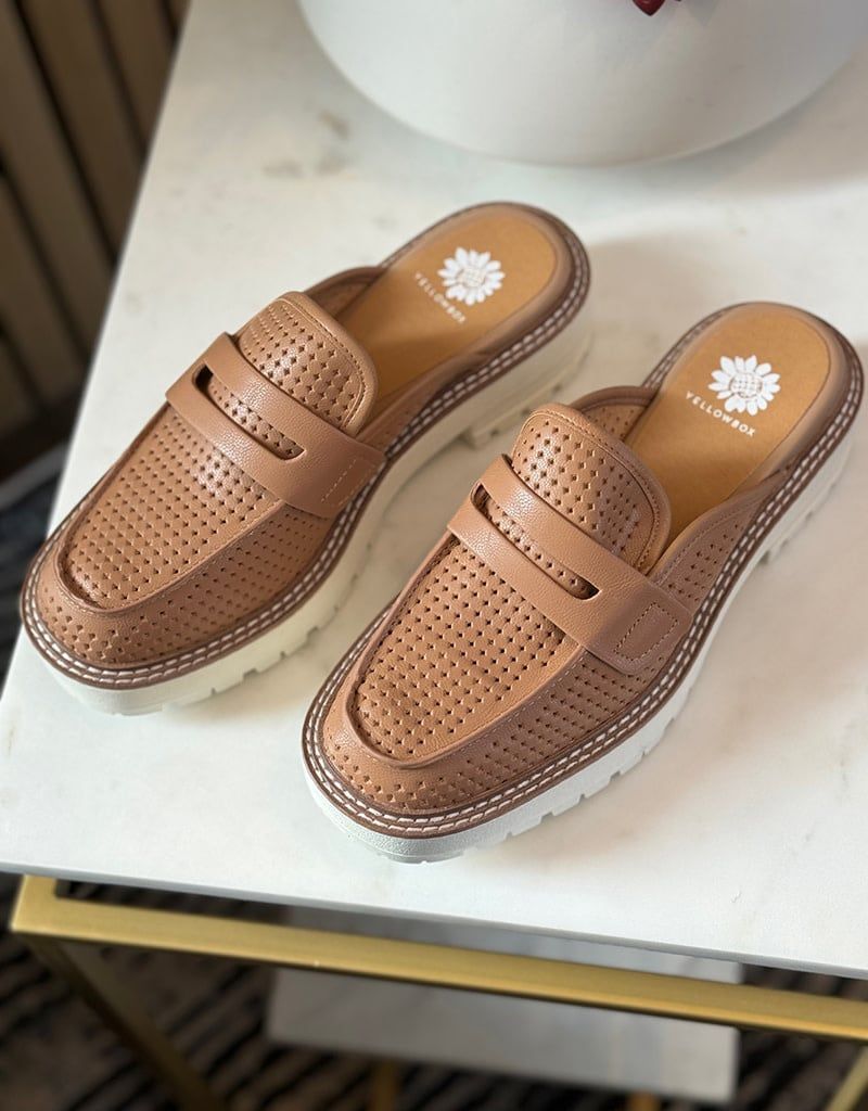 Almond Sherlyn Loafer Mule