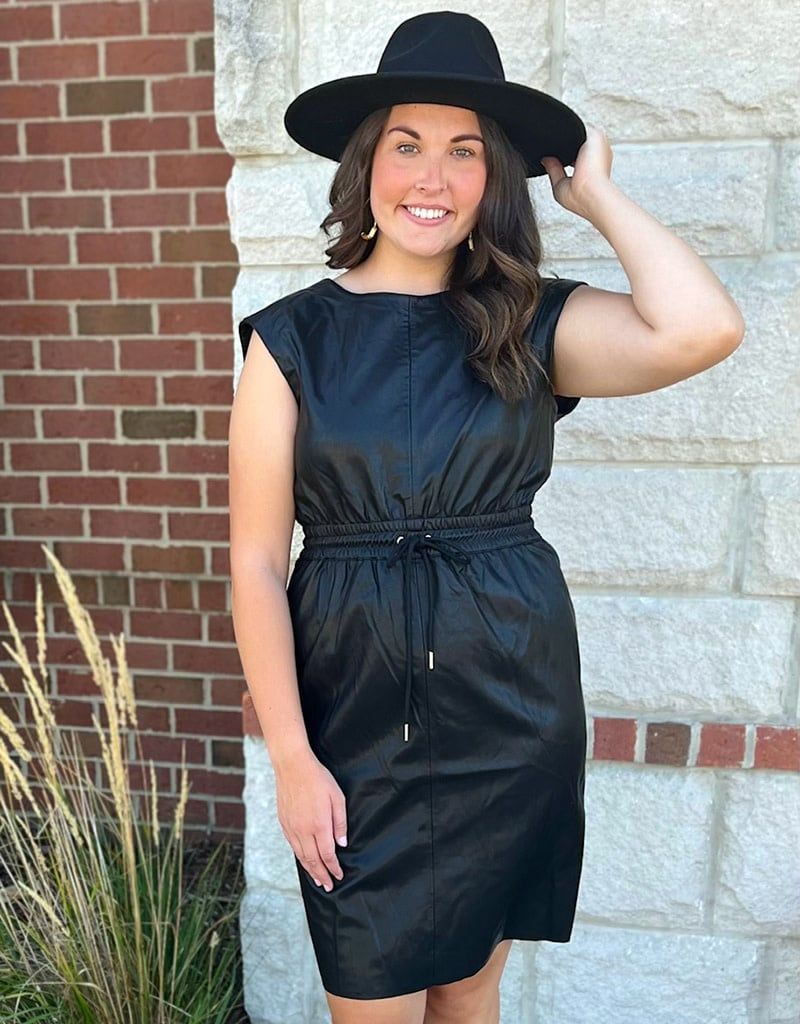 Black Pleather Dress