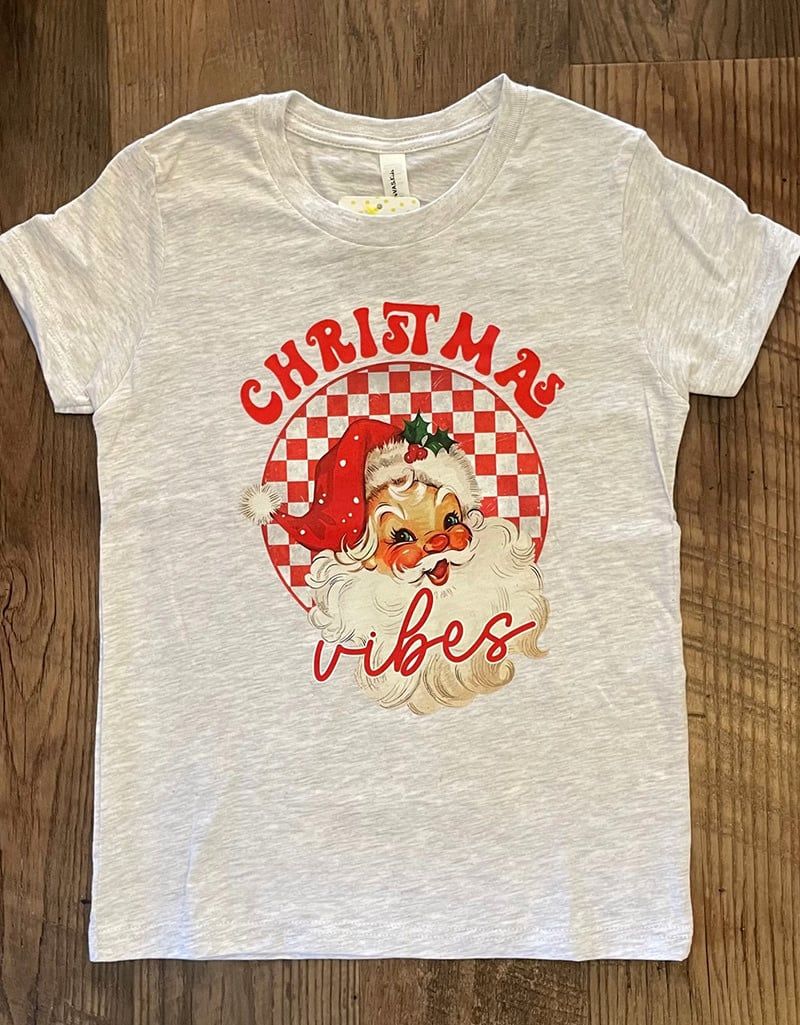 Santa Claus Christmas Vibes Tee