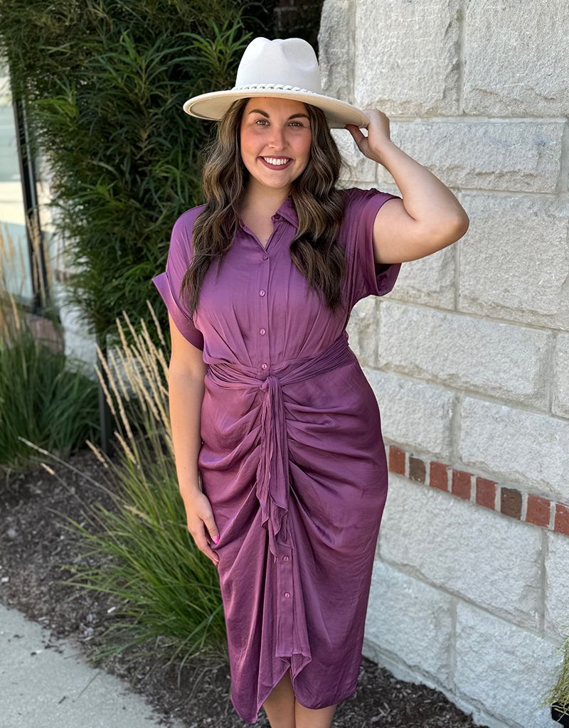 Royal Plum Allegra Dress