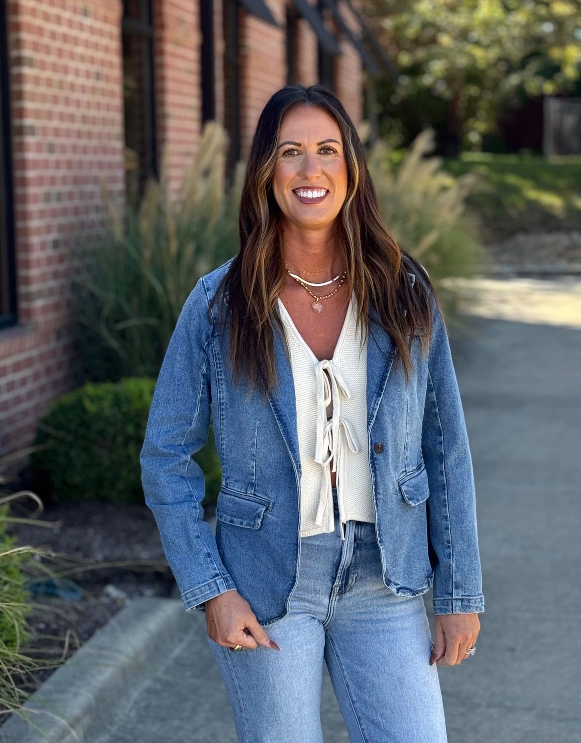 Santos Minah Blazer Denim Jacket