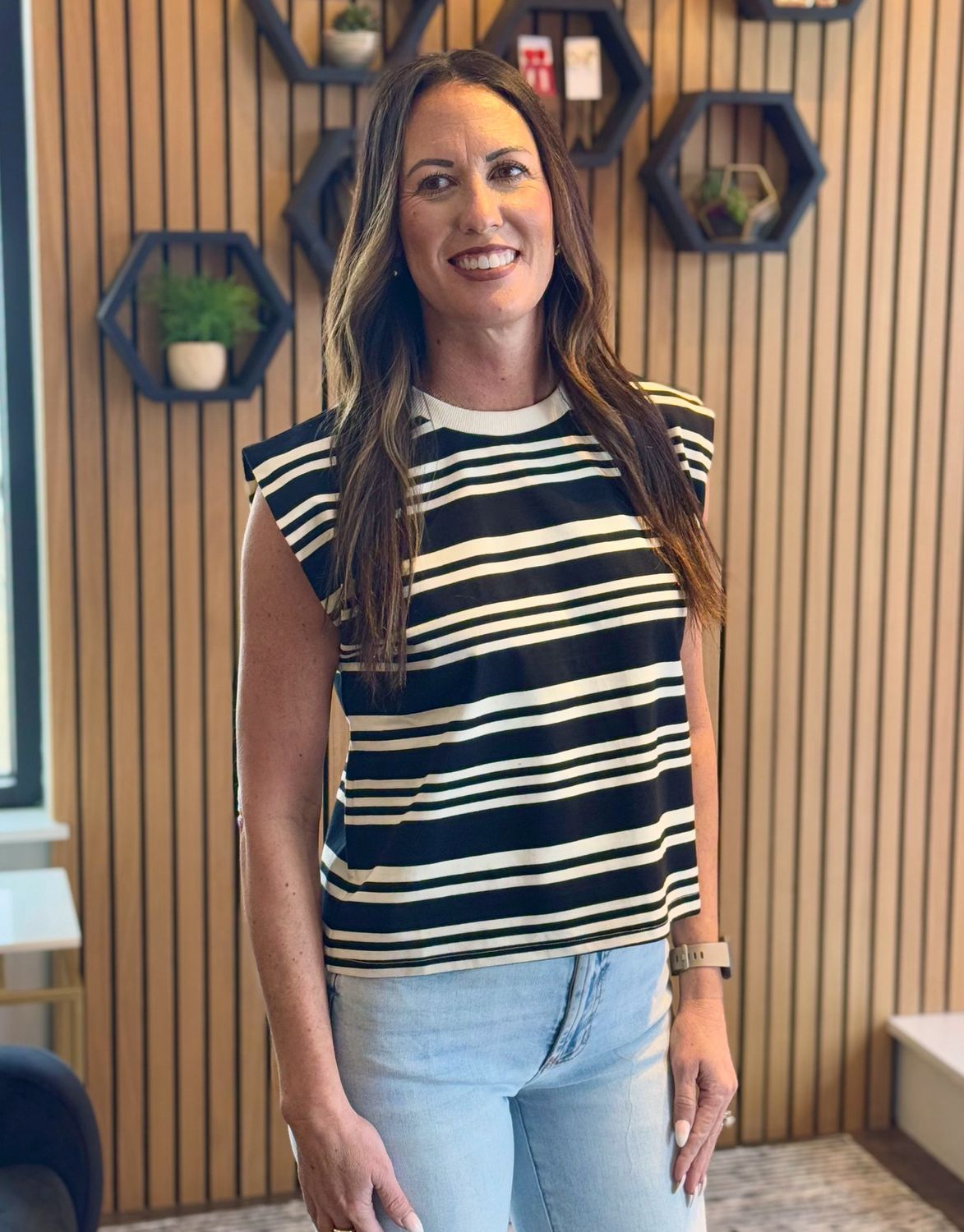 Black and White Stripe T-shirt