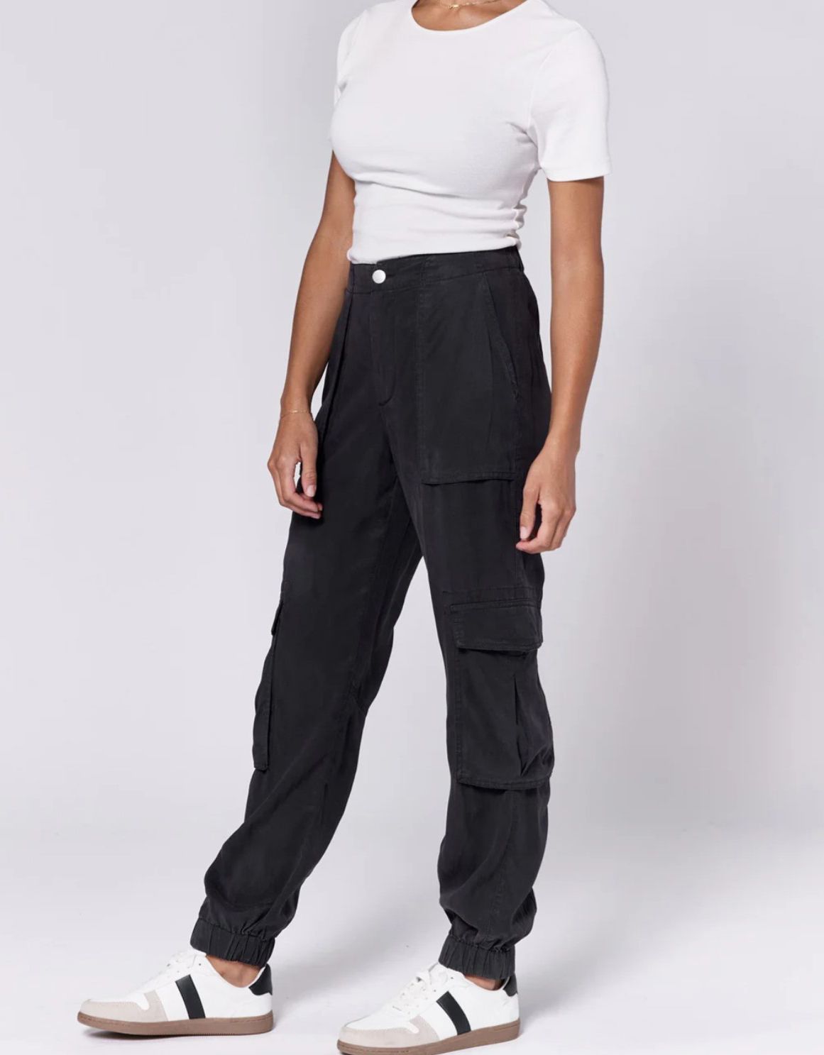 Charcoal Sandy Cargo Pants