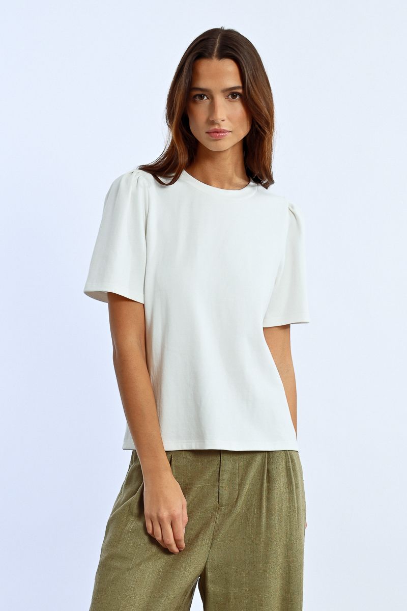 Off White Heart Cut out Tee